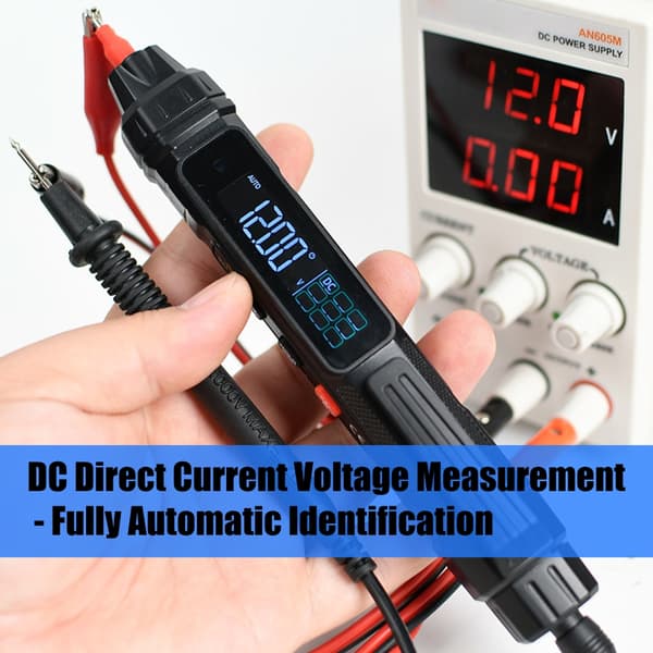 Pen Type Multimeter LCD Display Spændingstester til Spænding NCV Detektion