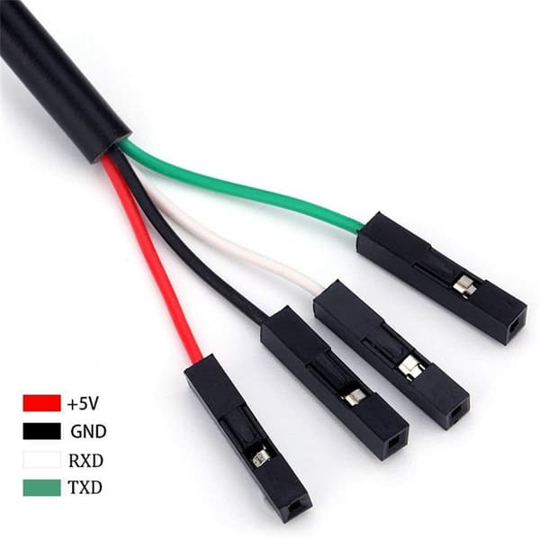 PL2303TA Latauskaapeli USB - TTL RS232 Sarjakaapeli Debug-konsolikaapeli