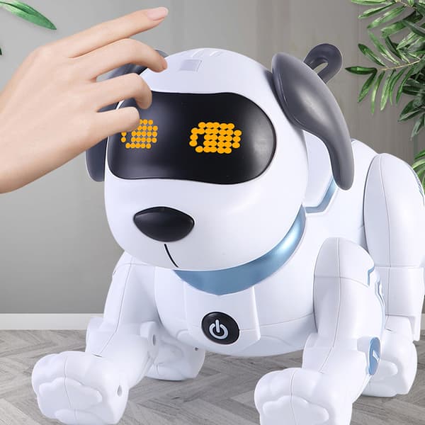 Fjernkontrollhund RC Robotisk Stuntvalp Dansende Programmerbar for Smart Leketøy Interaktiv Gave