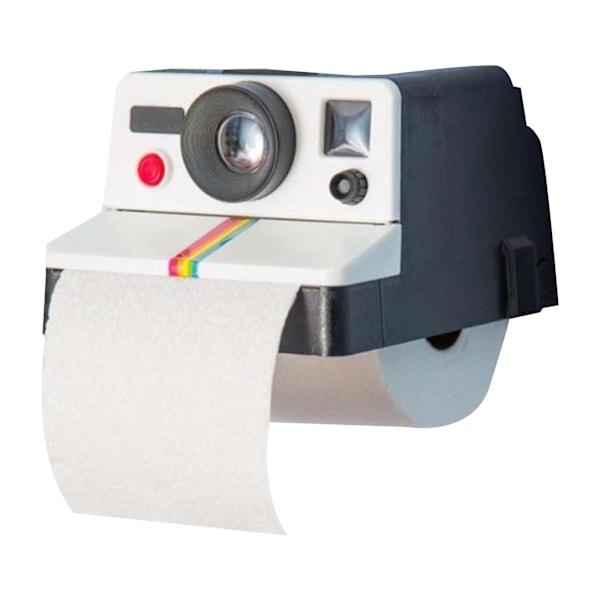 Retro kamera papirholder, toiletpapirholder til toiletrulle ophængsvæg