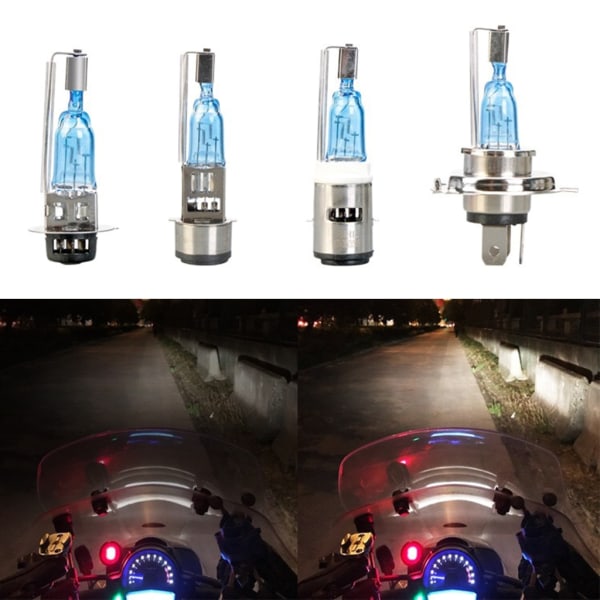 Långvarig glödlampa för motorcykelstrålkastare Bättre hållbarhet och belysning Hög ljusstyrka Strålkastare Motorcykelstrålkastare null - No ceramic 35W