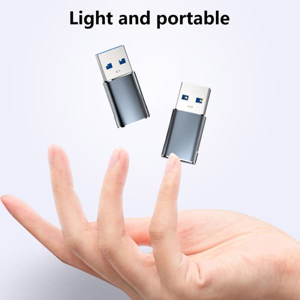 Let at bære USB C til USB adapter til hurtig opladning og dataoverførsel