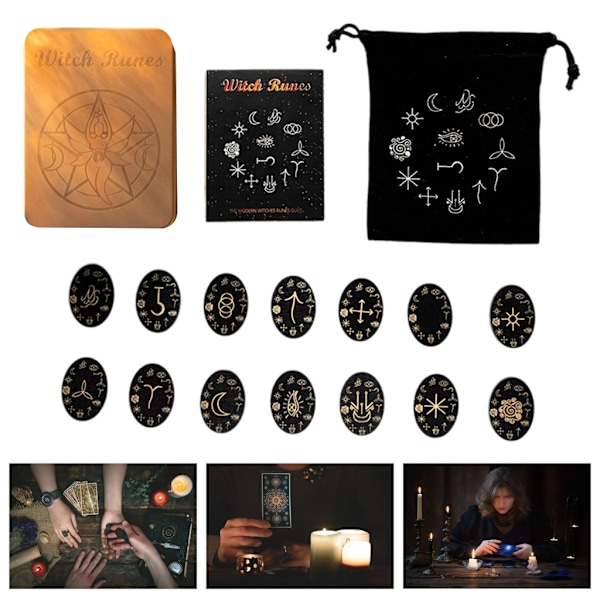 Meditasjoner Trestyper Rune Stein Sett Heks Rune Rune Trestyper Rune Stein Sett BB model