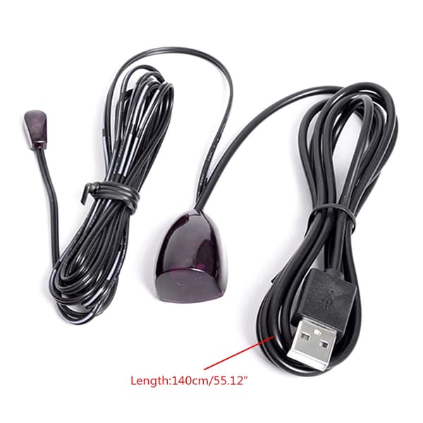 USB IR Infrarød Fjernkontroll IR Mottaker Transporter Utvider Repeater