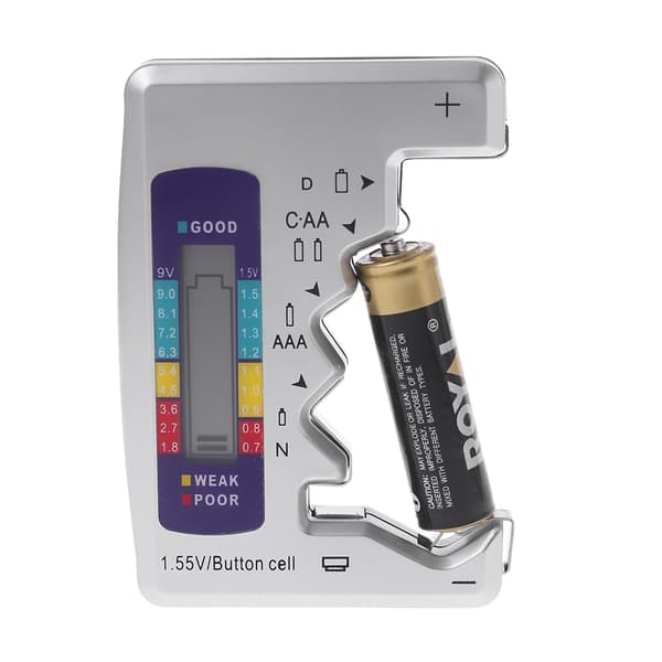 Digital LCD Display Batteritester Lithium Batterikapacitet Kontrol Cell Tester