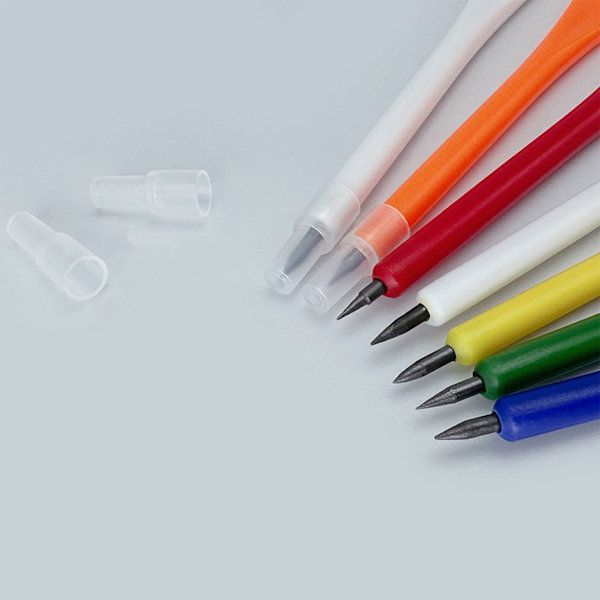 10x Creative Golfs blyanter med dæksel 2B Golf Scoring Pencils Golftilbehør Yellow