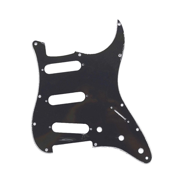 Gitarr Scratch Plate Pick Guards för US/Mexico Made Modern Style Gitarrdelar White