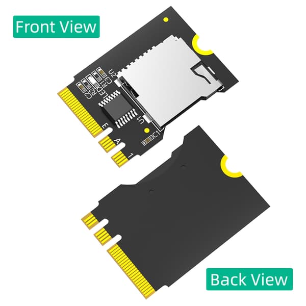 NGFF M.2 Key A+E til T-Flash Kortlæser Adapter Risers Kort NGFF Konvertere