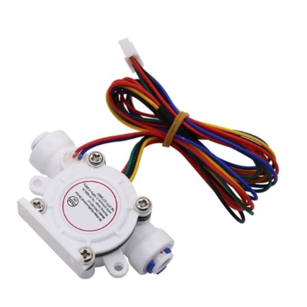 Halleffekt Vätskevatten TDS Temperatur Flödessensor Vätskemätare Counter Switch- Kontroll DN10- Turbin- Flödesmätare DC5-24V