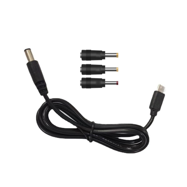 USB C PD til 12V 5,5x2,5mm 2,5/3,5/4,0mm strømforsyningskabel til router bærbar DVR