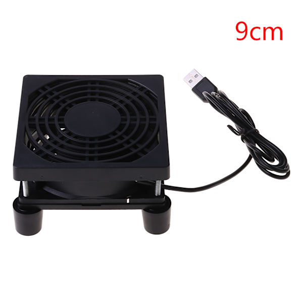 9cm/12cm kylfläkt för DC 5V USB power Tyst fläkt för router TV Set Top Box Kylare Kylare Gör det själv ersättningsdel