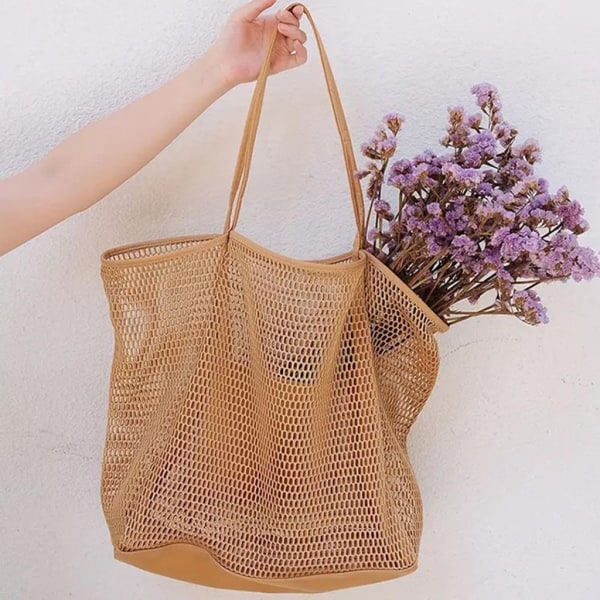Mesh Bag vedenpitävät rantalaukut aikuisille White