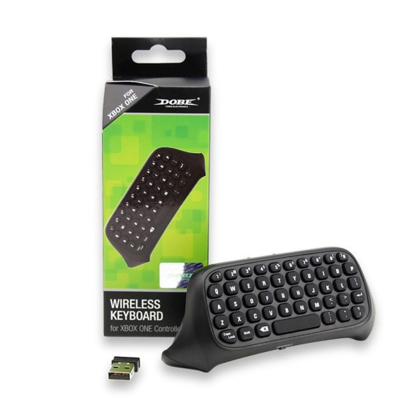 Bärbar USB 2.4G trådlös Chatpad Message Keyboard fr för Xbox One Controller B