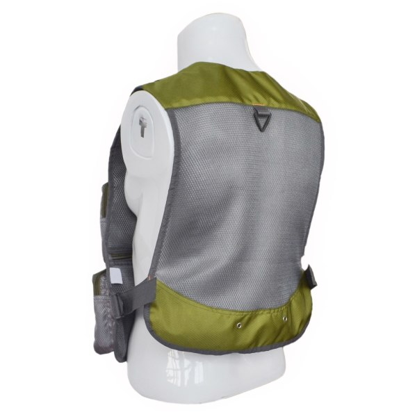 Herr Quick Dry Fiskeväst Mesh Jackor Vandring Multi-Pocket Fiskeväst S