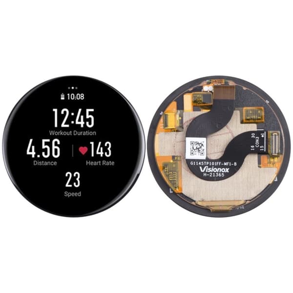 Responsiv Touchpanel Skærm Konsistent Smartwatch Træningsfølgingssystemer