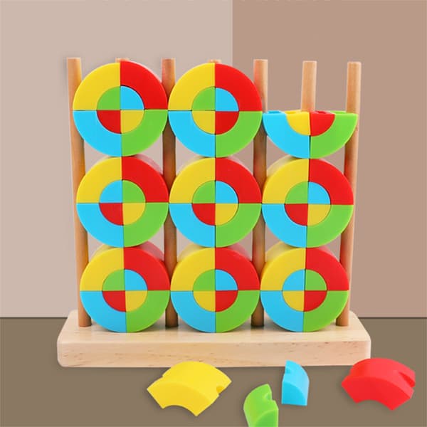 Barneklosser Matematikkleker Geometrisk Form Montering Stableleker