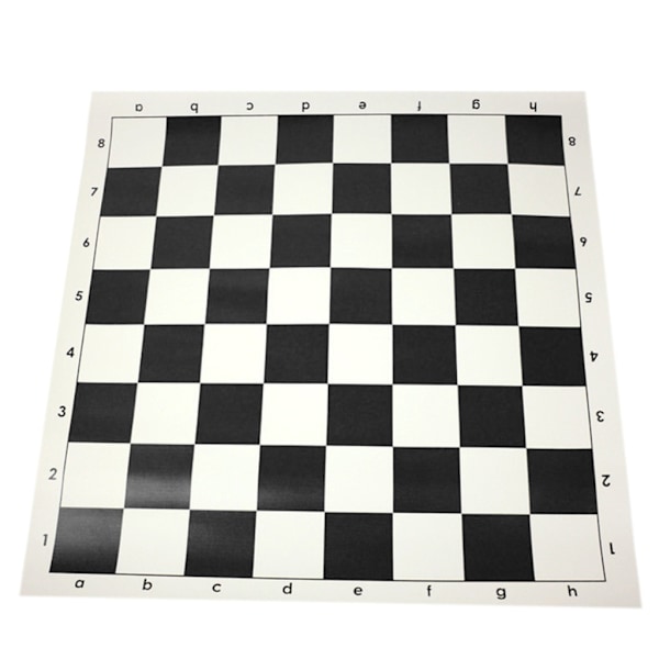 Resa schackbräde i syntetiskt läder Klassiskt schackspelbräde Roll Up schackbräde
