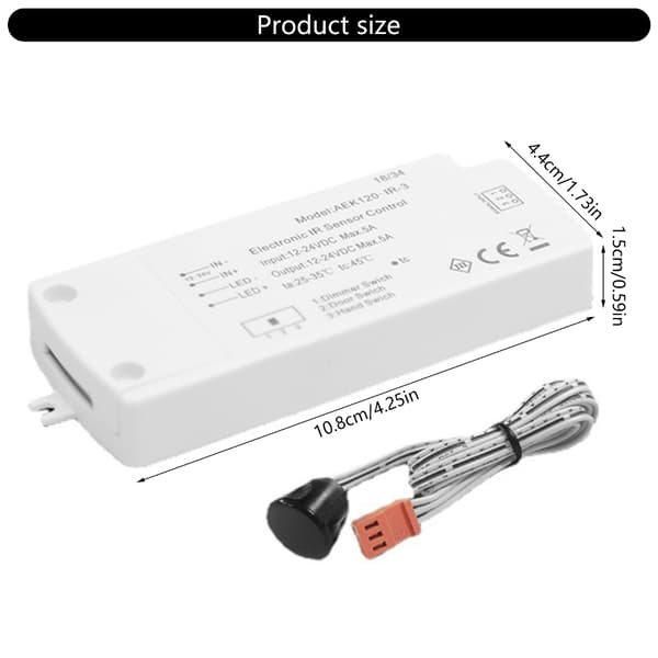 12/24V LED Dimmerbrytere Dørkontroll Lysbrytere for LED-belysning