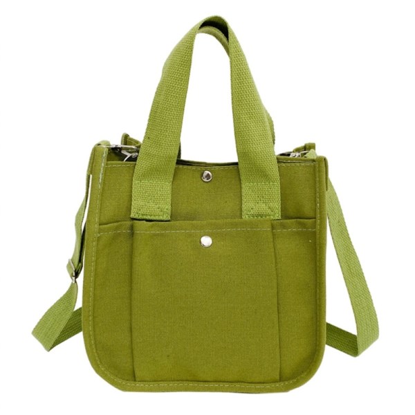 Naisten casual Messenger Laukku Olkalaukku Canvas Käsilaukut Suuri Crossbody laukku Green