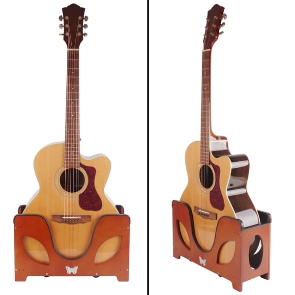 Gitarstativ Hul Gitarhylle Gitarholder Base Sammenleggbart Ukulele Stativ
