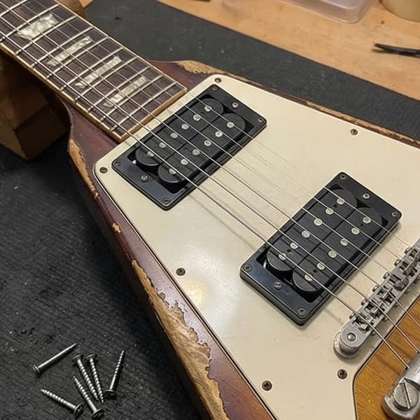 Dobbeltspolede elektriske gitarpickuper for reservedeler til elektrisk gitar