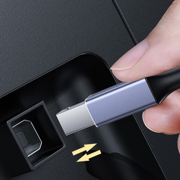 Bekväm USB 2.0 till USB B skrivarkabel för skrivare och MIDI Controller 2m