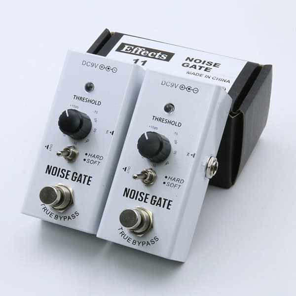 Brusreduceringspedal Metall Brusundertryckare Effekt Gitarr Brusgrind Pedal