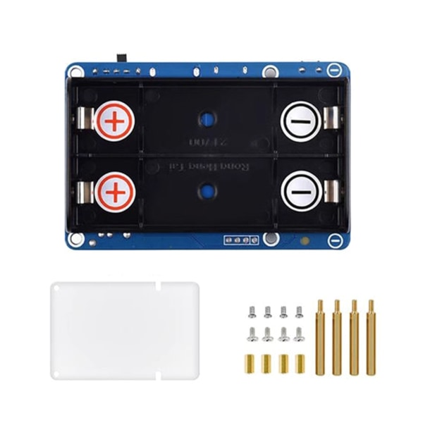 Avbrottsfri UPS-HAT för Raspberry 3/3B+ Board Power Batteriövervakning Realtidsladdning och power