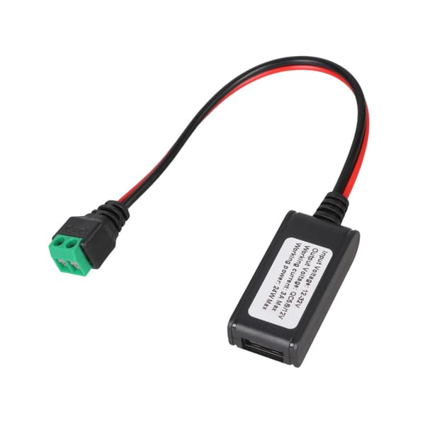 Stor strøm QC3 0 USB-opladerkabel ledning til DC12V-32V strømforsyning