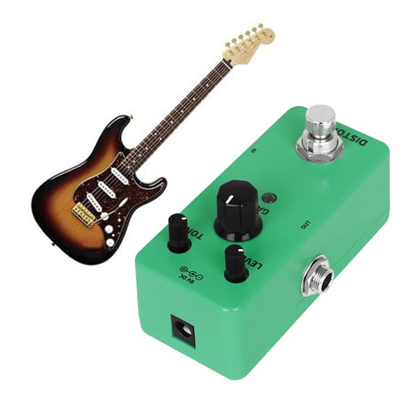Guitar Distortion Pedal Guitar Bas Effekt Pedal Processor af Distortion Tone