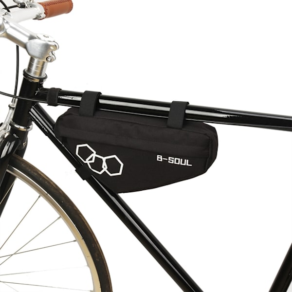 Cykelram Fram Topprörsväska Triangelväska Cykelsadelväska Red