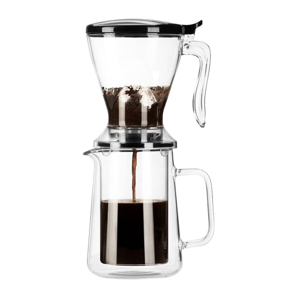 Elegant 650ML kaffedroppare och glaskaraffset för kaffeentusiaster present