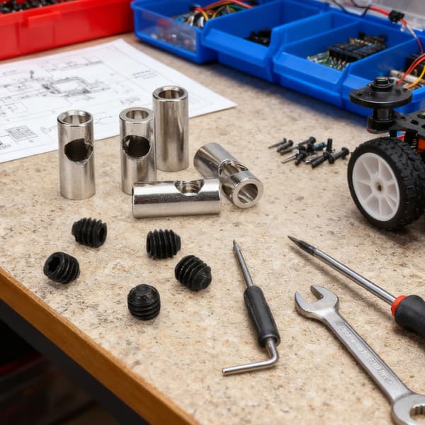 Oppgraderer 3,17 mm til 5 mm motorakselkonvertering for modelltilpasning