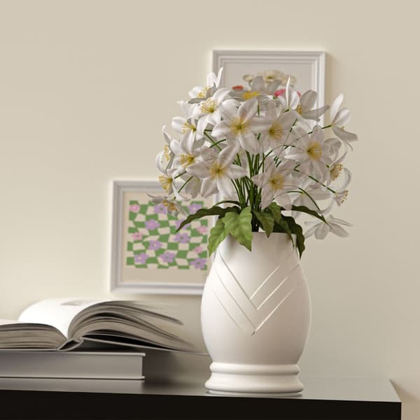 Silikonform for blomstervase lysestake nordisk stil dekorasjonsform