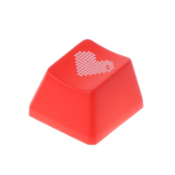 Mekaniskt tangentbord för Key Caps 1 för Key ABS Red Love Heart Pattern Keycap PC ENTER
