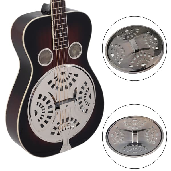Resonatorgitar Resofonisk Gitardekselplate Resonator Dobro Dekselplate