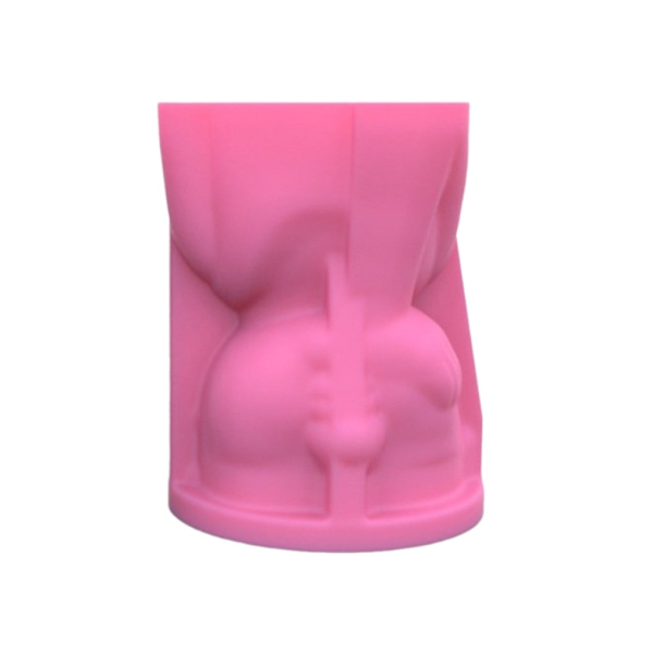 Söt pojke Ljus Silikon Form Tecknad Blomkrukor Form Ljus Bricka Form Inredning