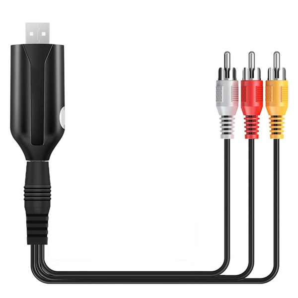 RCA-kaapeli USB2.0 - 3RCA Audio Video -kaapeli Uros-Uros-sovitinliitäntäjohto