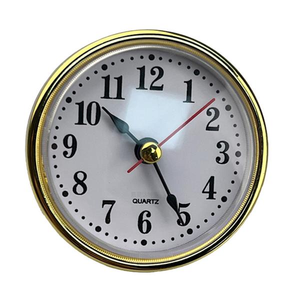 Mini Clock Insert Movement Insert Rund Clock DIY-deltilbehør 65 mm diameter