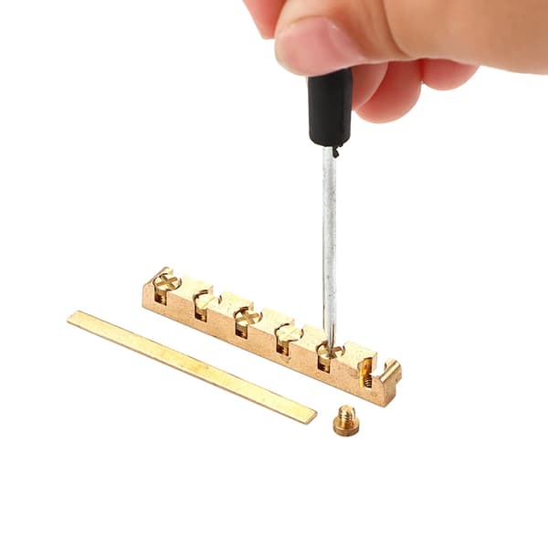 Gitarrsadel Bells Sadelhöjd Justerbar Gitarrsadel Gitarrsadelsersättningsset