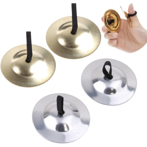 Finger Dial Pads Barn Musikinstrument Leksaker Metall Tidig Utbildning Baby Leksaker Copper