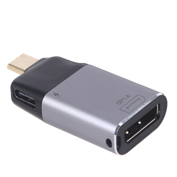 Letvægts USB C til DP Adapter Type-C til Display Port Adapter Converter til de fleste bærbare computere