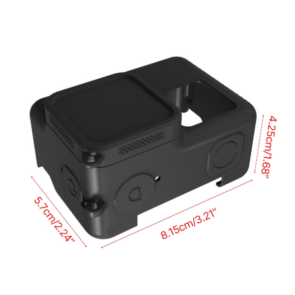 Mjukt gummi Lättbärande case för Insta360Ace/Ace Pro Action Camera null - C