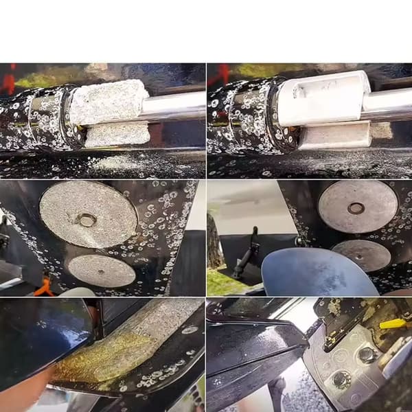 Udskiftningssæt til aluminiumsanode til Bravo III 2004-2026 Marinebrug