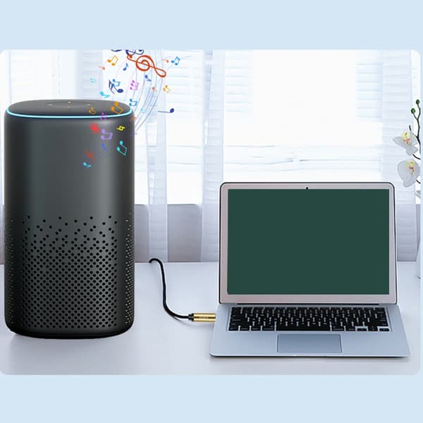 3,5 mm til 6,5 mm kabel 1,5 m nylonvævet til trommemaskine og lydforbindelse