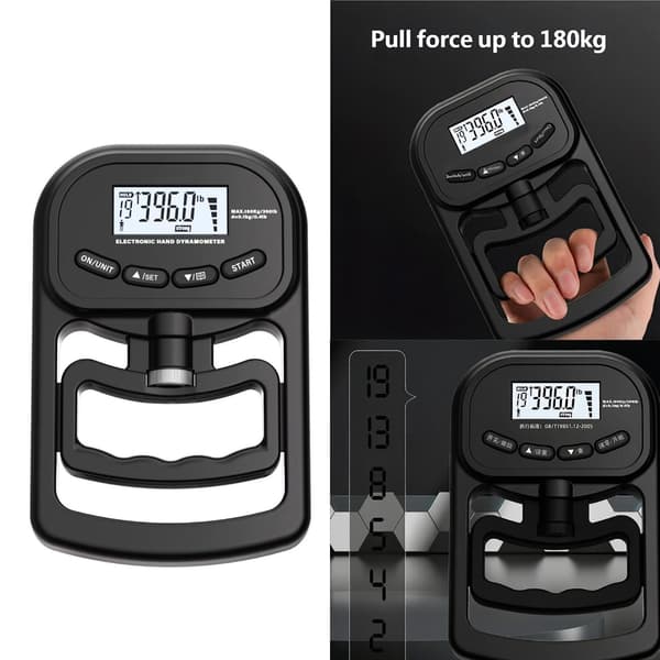 180 kg handstyrketestare med digital display digital handdynamometer