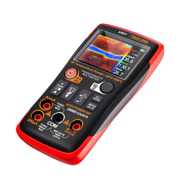 Professionelt termisk kamera multimeter til strøm- og modstandstest