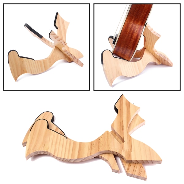 Flerfunktionell Ukulele Hållare Bärbar Musikinstrument Stativ Avtagbar