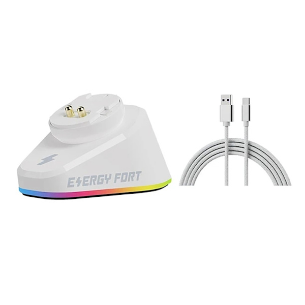 Trådlös musladdningsdocka för G703Hero/G903Hero/GPW1/2/3 Magnetisk laddare Gamingmus Trådlös laddare RGB-laddning