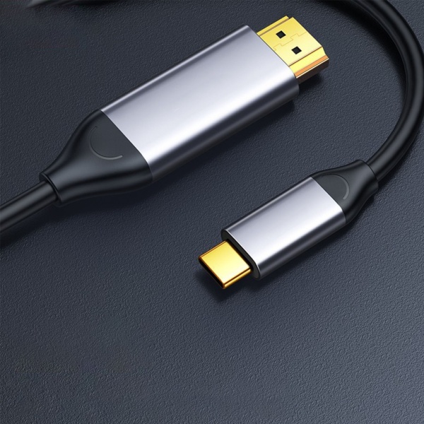 USB C till HDMI-kompatibel 2.0-adapter med power 4K 30Hz USB Typ C Display Video Converter